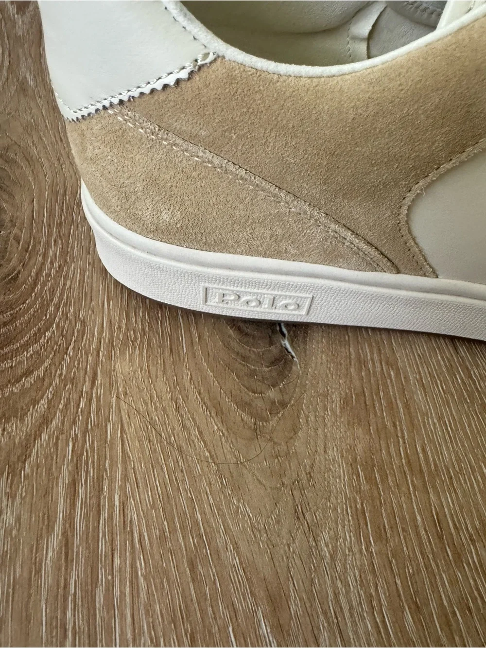 Polo by Ralph Lauren Beige and Cream Low-Top men’s Sneakers size 12
